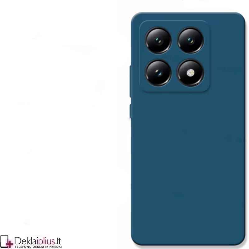 Liquid Air silikoninis mėlynas dėklas - su kameros apsauga (Xiaomi 14T Pro) Liquid Air silikoninis mėlynas dėklas - su kameros apsauga (Xiaomi 14T Pro)